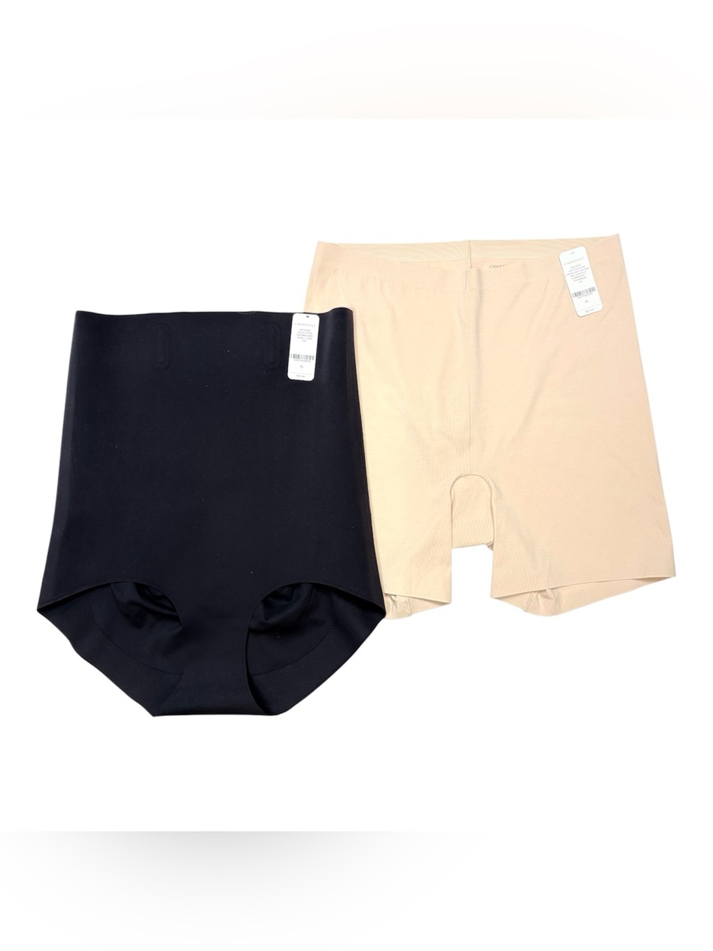 Understance Shapewear Bundle Sculpt Brief Bike Shorts XL NWT Black Champagne